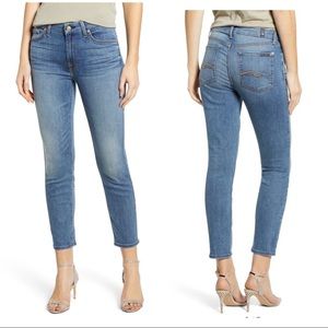 7 For All Mankind Kimmie Cropped Skinny Jeans